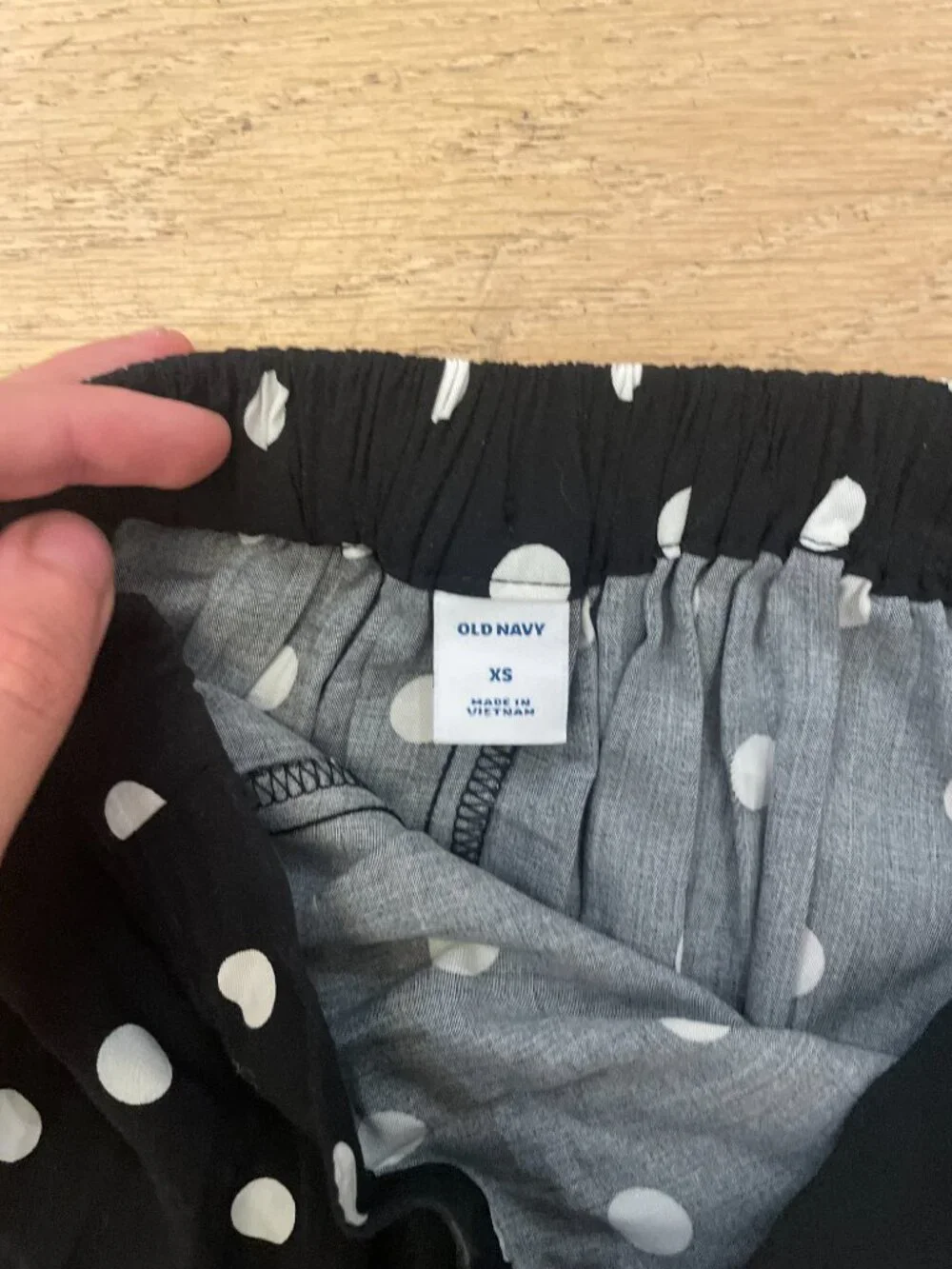 Black Polka Dot Skirt